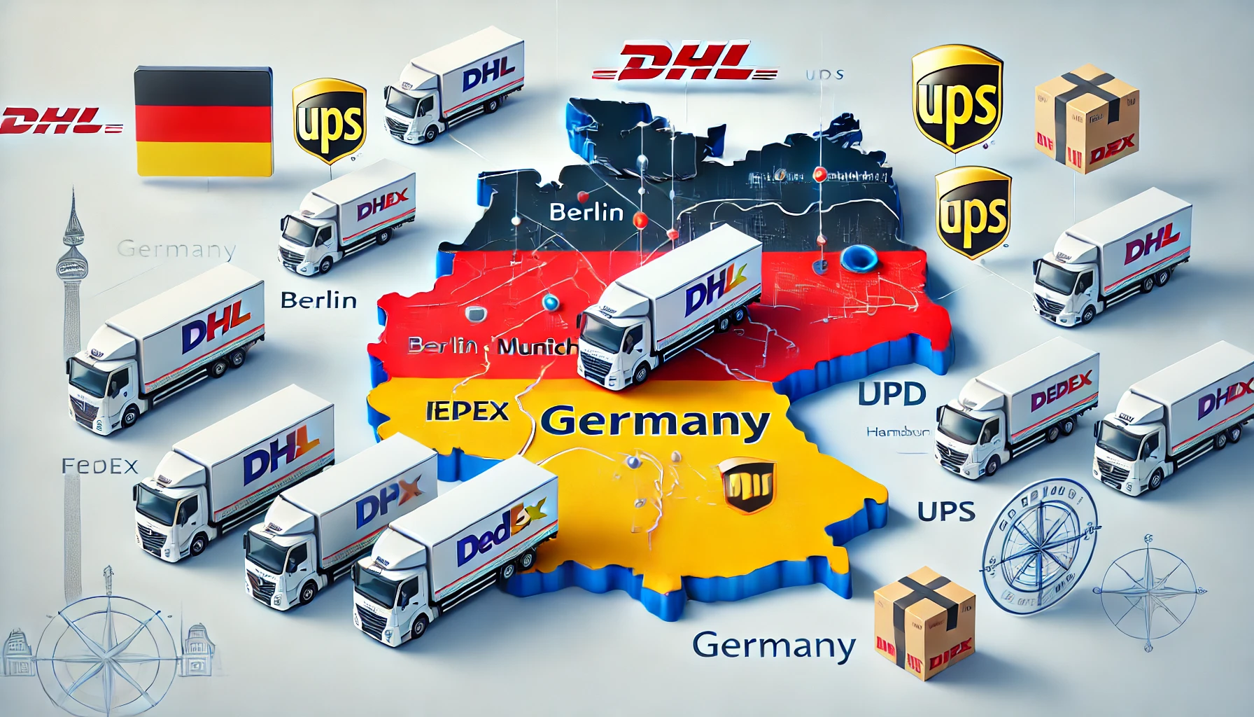 What are the shipping carriers in Germany?